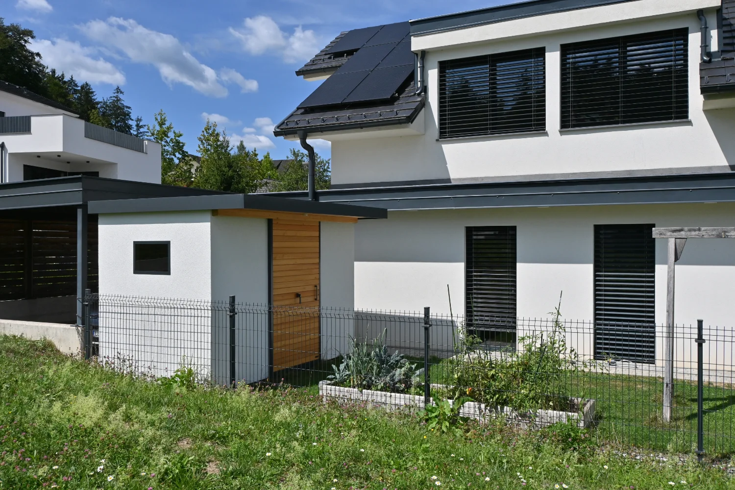 Gartenhaus mit Putzfassade Atlanta-5