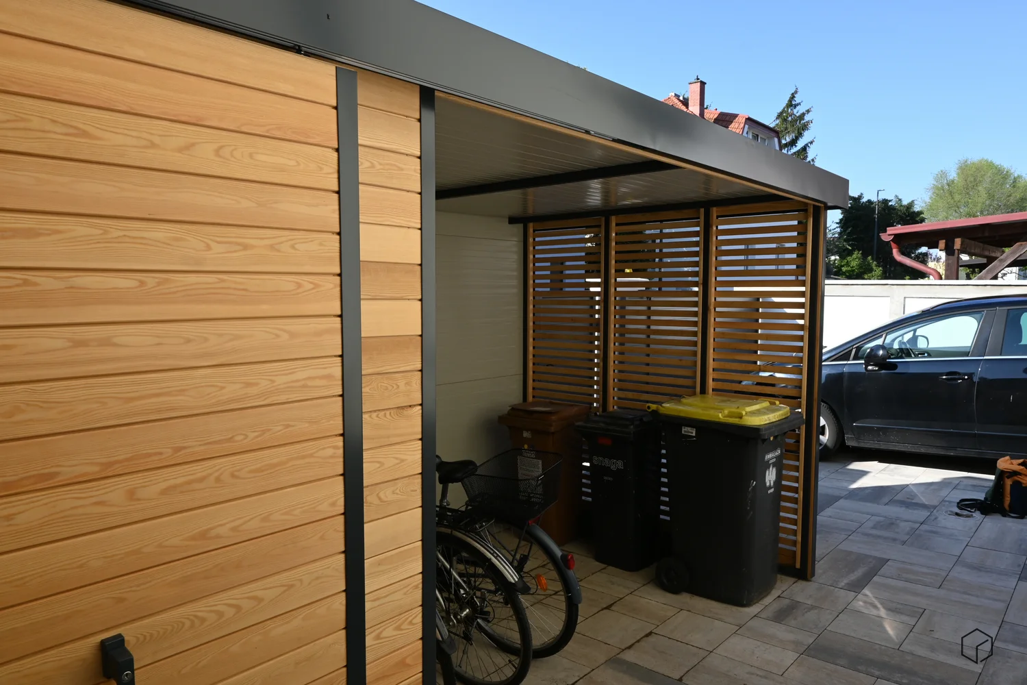 Gartenhütten mit Überdachung