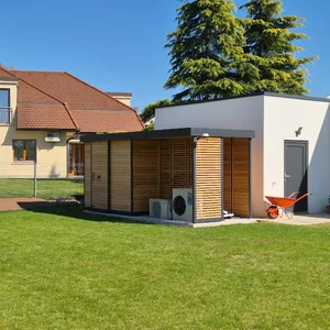 Holz gartenhaus cubie