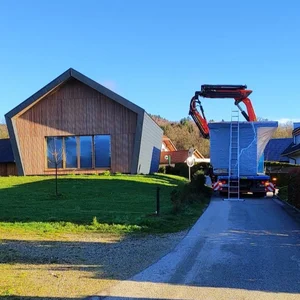 transport of the garden shed