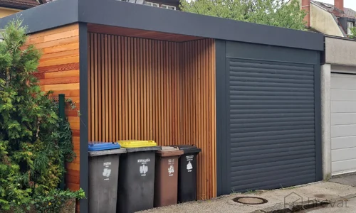 Garage und M&uuml;lltonnenverkleidung